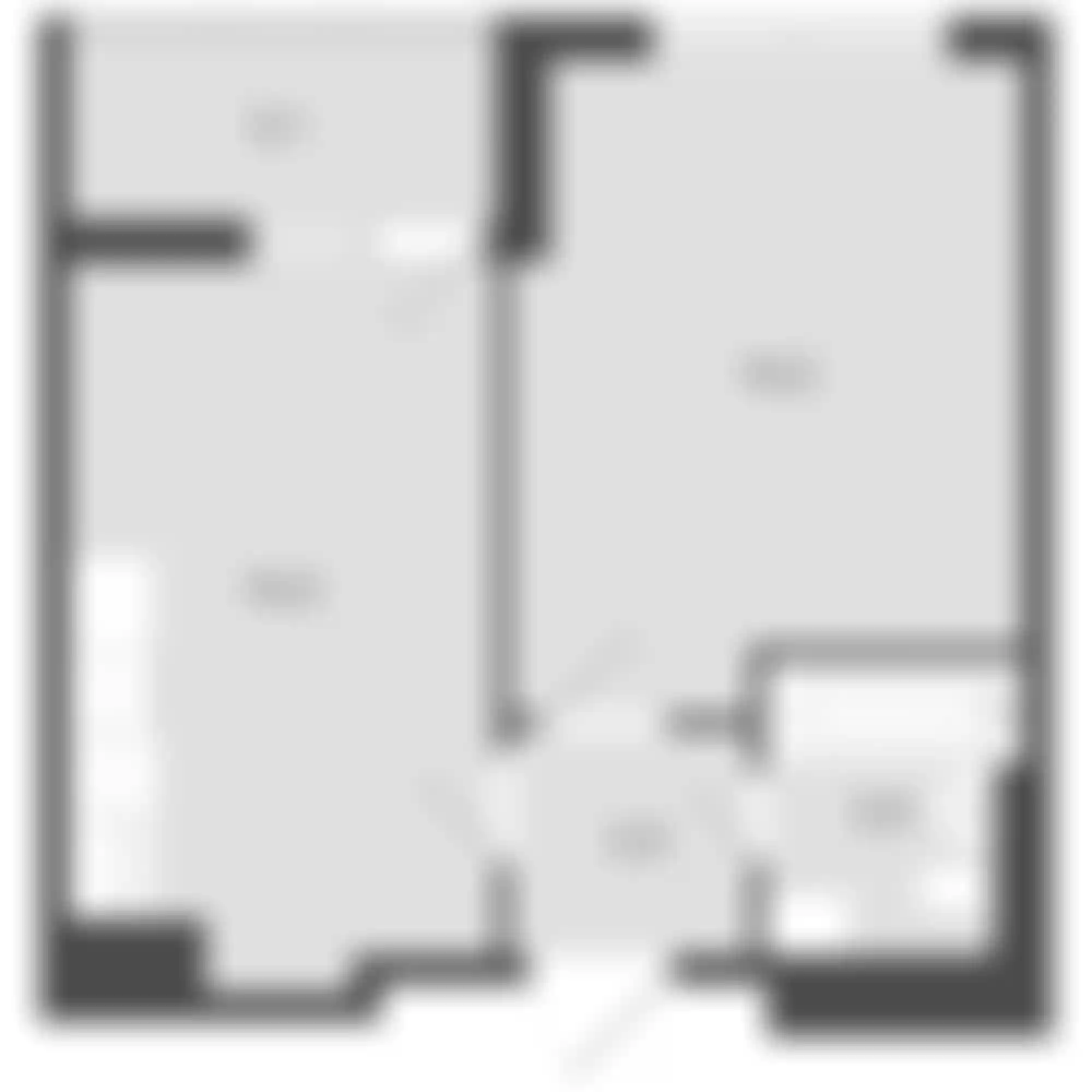 1-комнатная  36.46 м² - Изображение