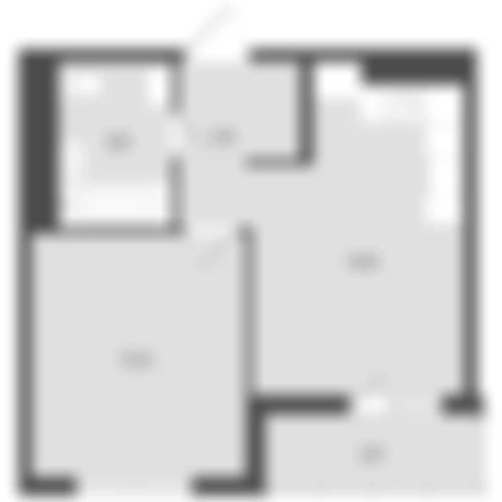 1-комнатная  37.68 м² - Изображение