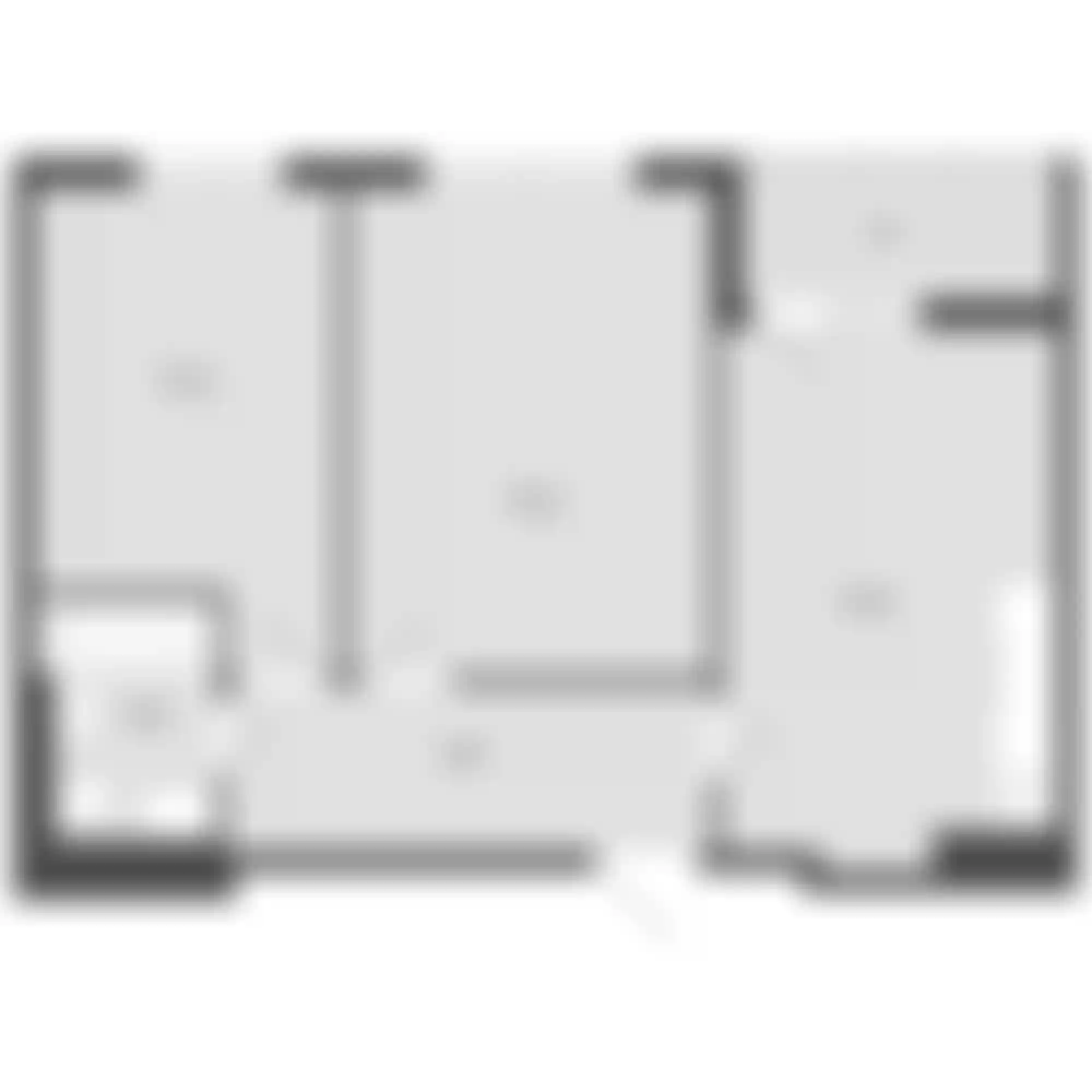 2-комнатная  55.42 м² - Изображение