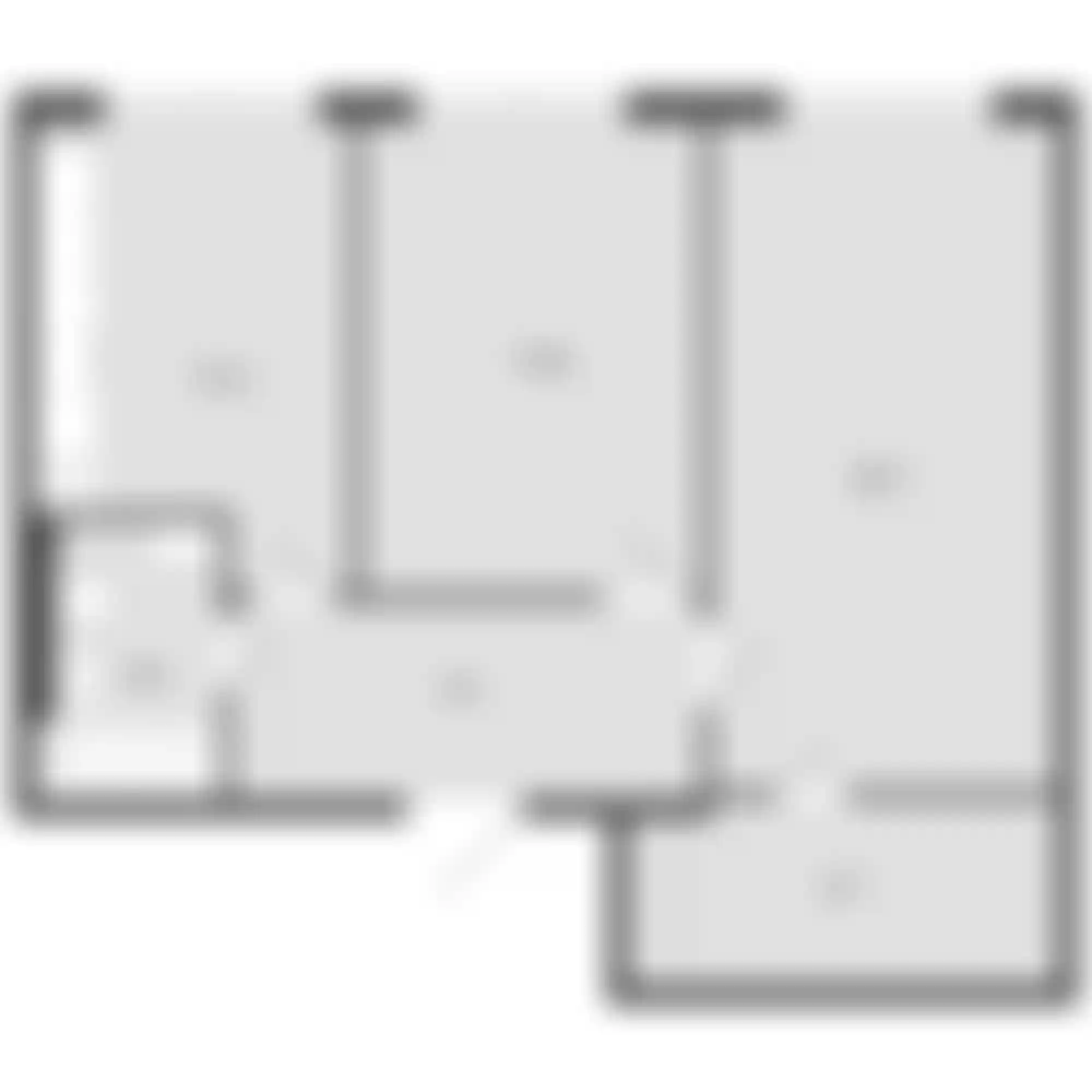 2-комнатная  66.89 м² - Изображение