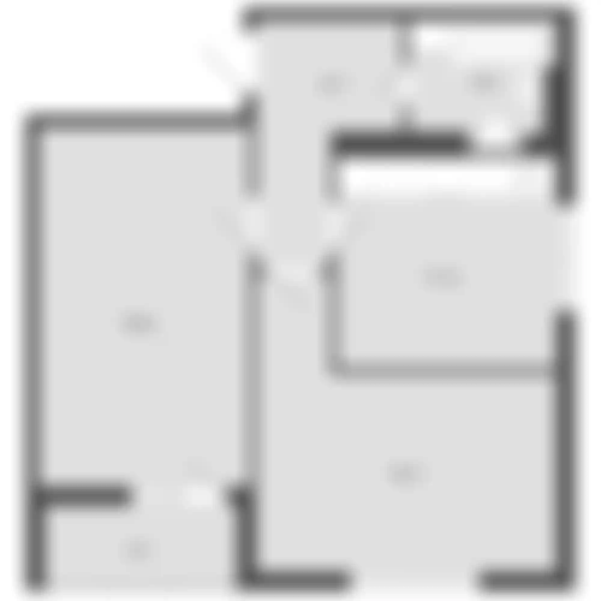 2-комнатная  59.59 м² - Изображение