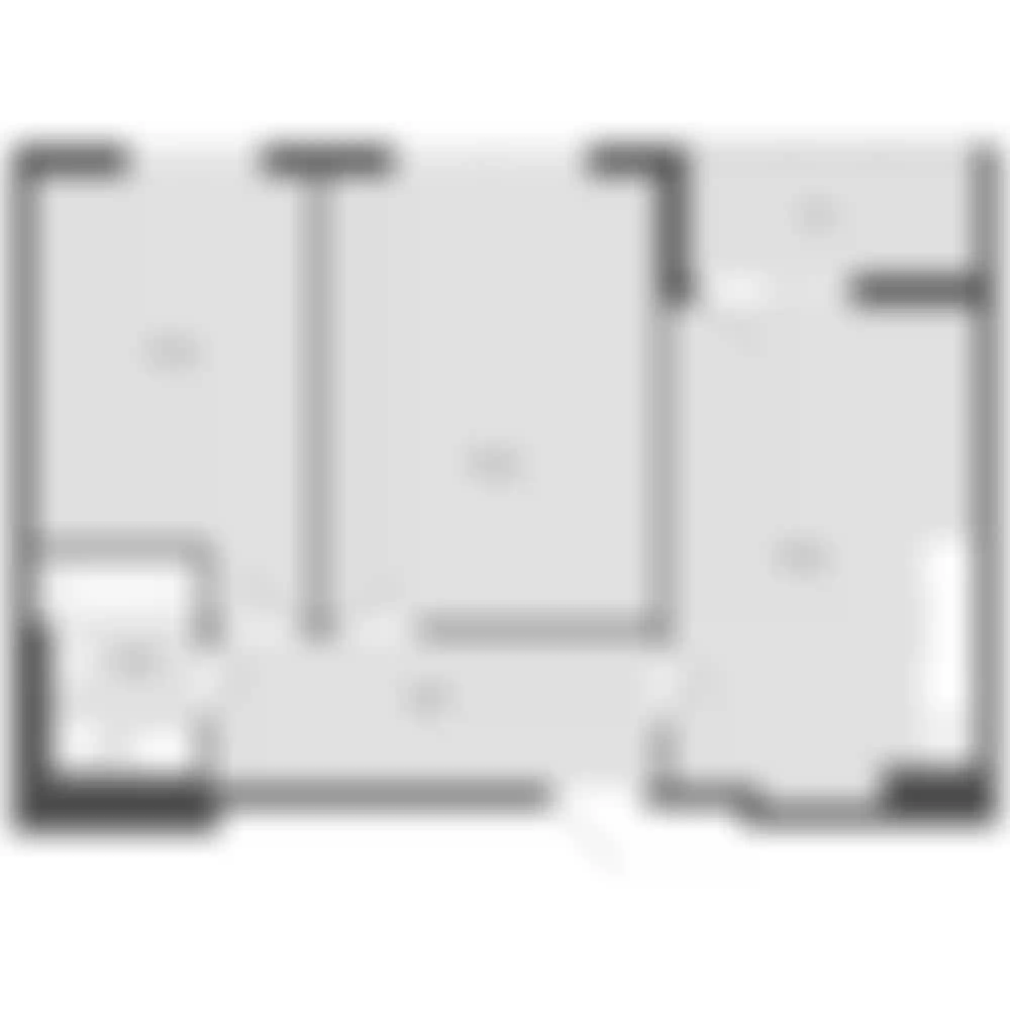 2-комнатная  55.5 м² - Изображение