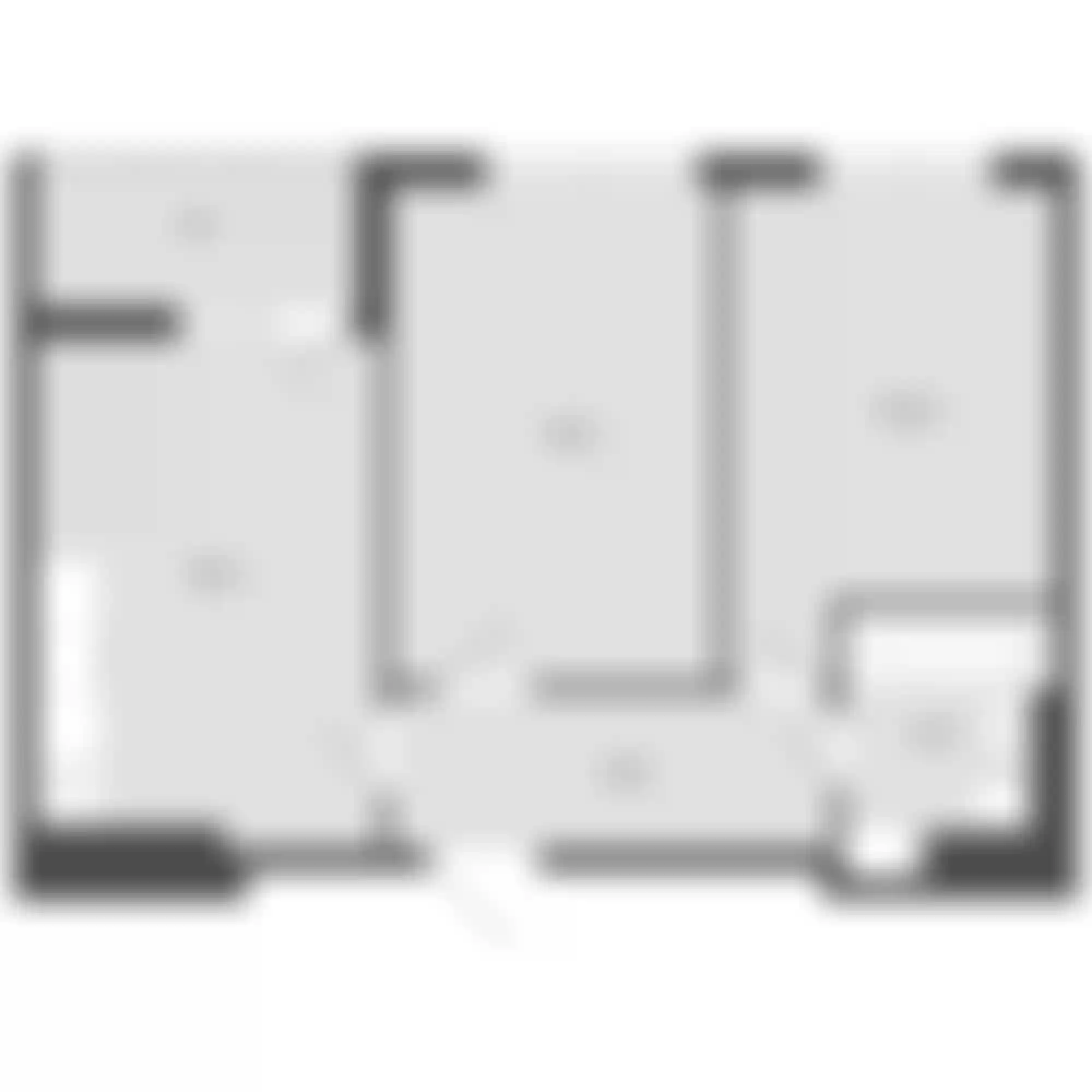 2-комнатная  54.35 м² - Изображение