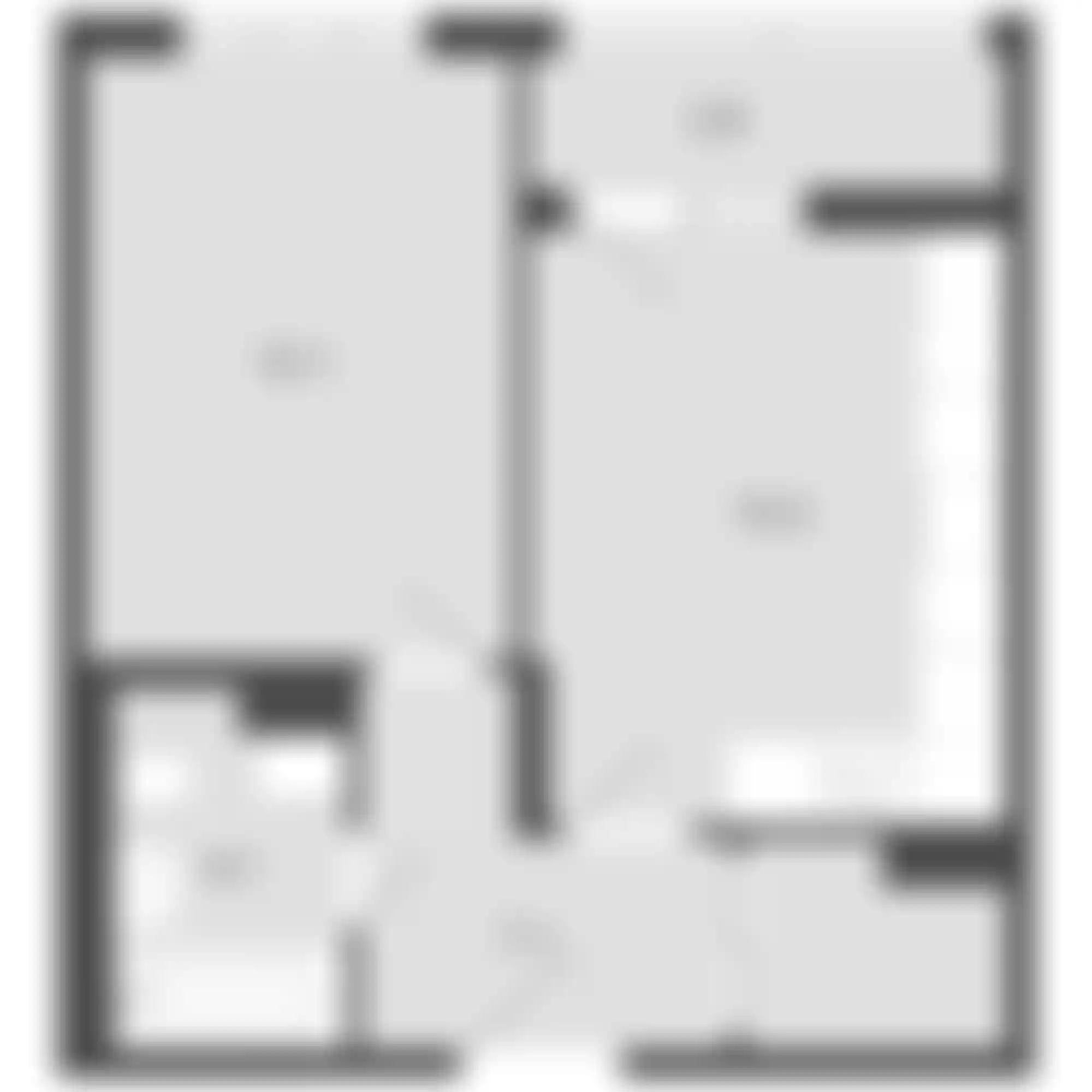 1-комнатная  37.95 м² - Изображение