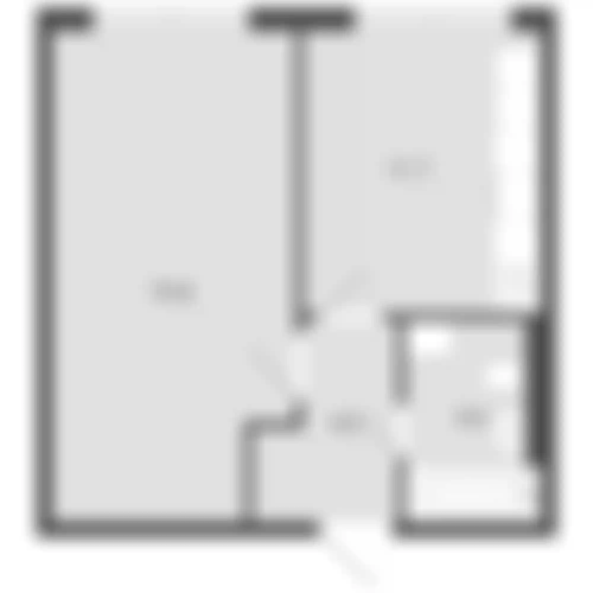 1-комнатная  40.13 м² - Изображение