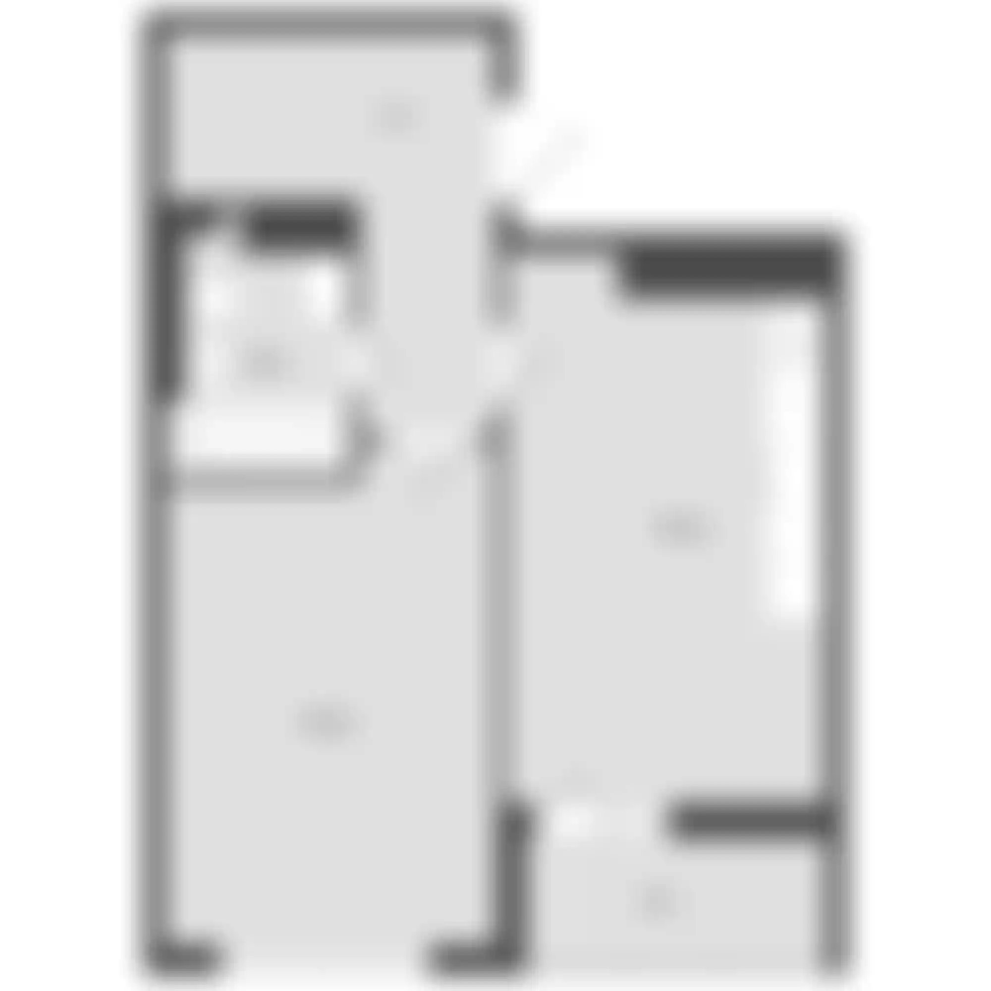 1-комнатная  44.34 м² - Изображение